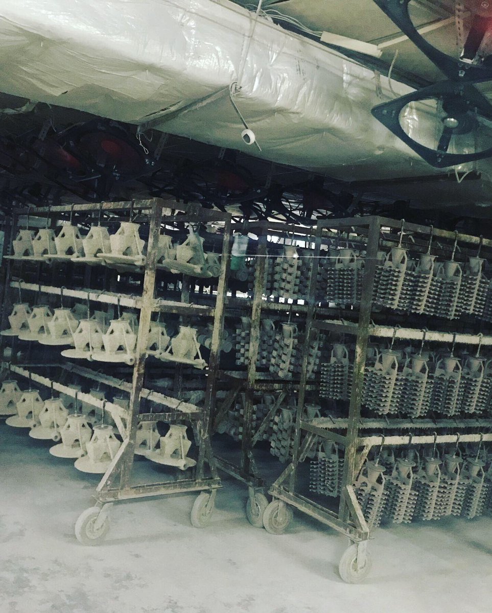 CiciCheng9's tweet photo. Lost wax investment casting primary process: make ceramic shell coating and drying. Our products cover and apply to all different kinds of industries.
#lostwaxcasting #lostwaxprocess #ceramicshell #ceramiccoating #investmentcasting #foundry #castingfactory #oem #export #bespoke https://t.co/duOpNuat1q