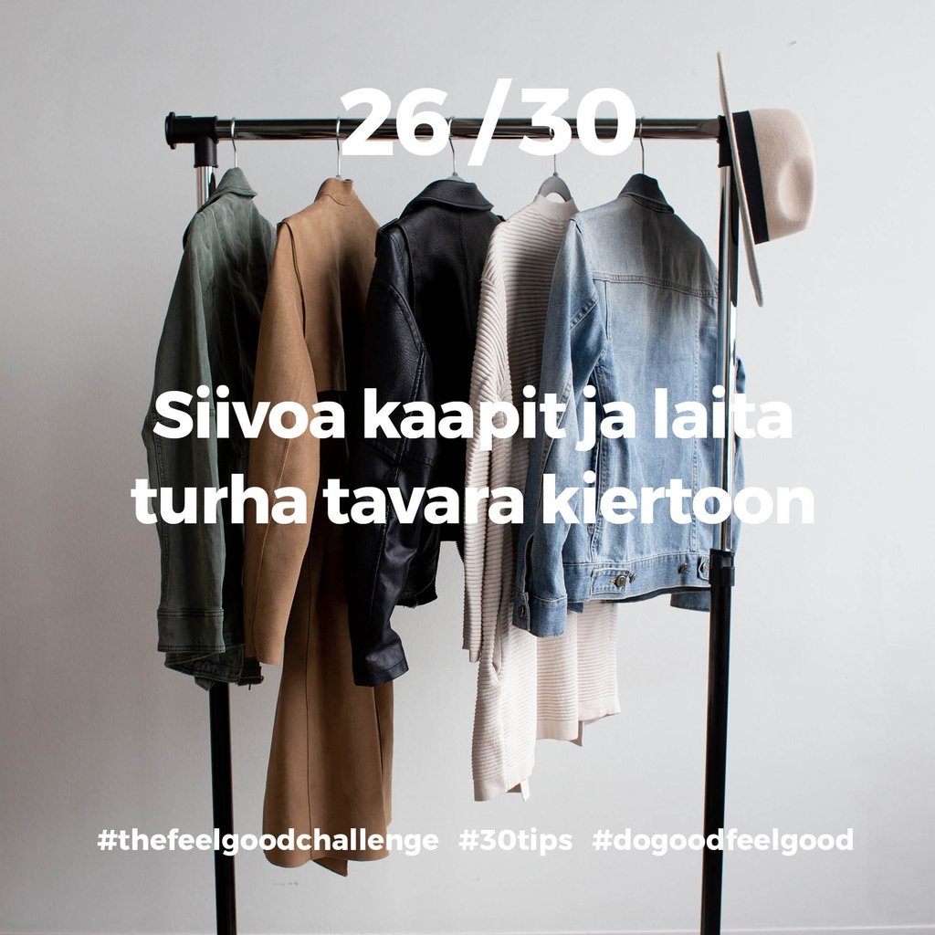 thefeelgoodchal's tweet photo. Find the joy in what you have!! Create some time and space for yourself and clear out your cupboards. You'll find stuff you can donate or sell at your local vintage store #konmari #sparkjoy #mariecondo #springcleaning
#thefeelgoodchallange #30tips #dogoodfeelgood https://t.co/x0Ec7xJrDv
