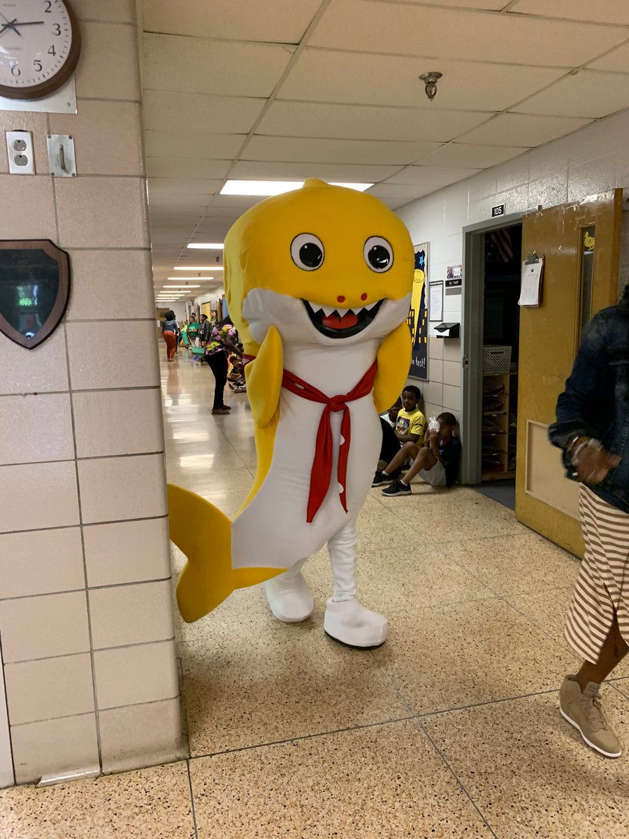 JFKennedyElem's tweet photo. We are ready for KPREP! Today, we had a parade and Pep Rally to help energize and motivate our Cubs and even a surprise visit from baby shark! We had a blast! https://t.co/43pXXkxchl