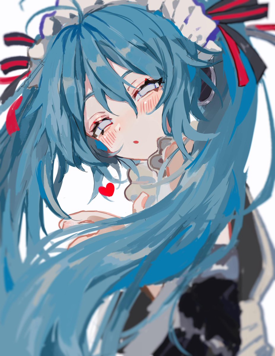 初音ミク 「お題頂いた
目が死んでる初音ミクちゃんです,,,!
#odaibako_str4」|倭文のイラスト