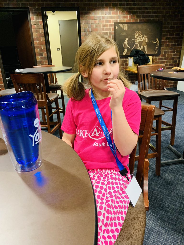 AliceFaye8's tweet photo. Make-a-Wish events always bring life back into my girl! Blessed to be a make a wish family! https://t.co/Ma6pHlM2Ph