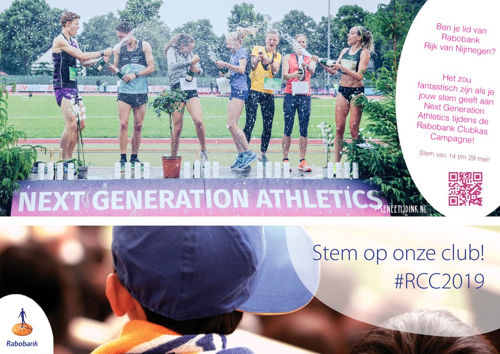 Heb jij al gestemd op NGA voor de Rabobank Clubkascampagne? Stemmen kan met jouw persoonlijke stemcode van @RaboRvN #RCC2019