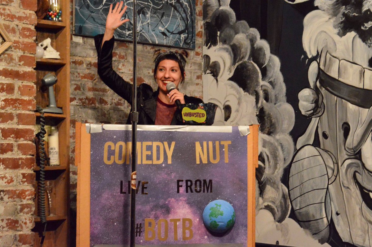 treebranchez's tweet image. From my visit to KC, MO. Comedy Nut, bust open joke suggestions, then be witty. Good times!