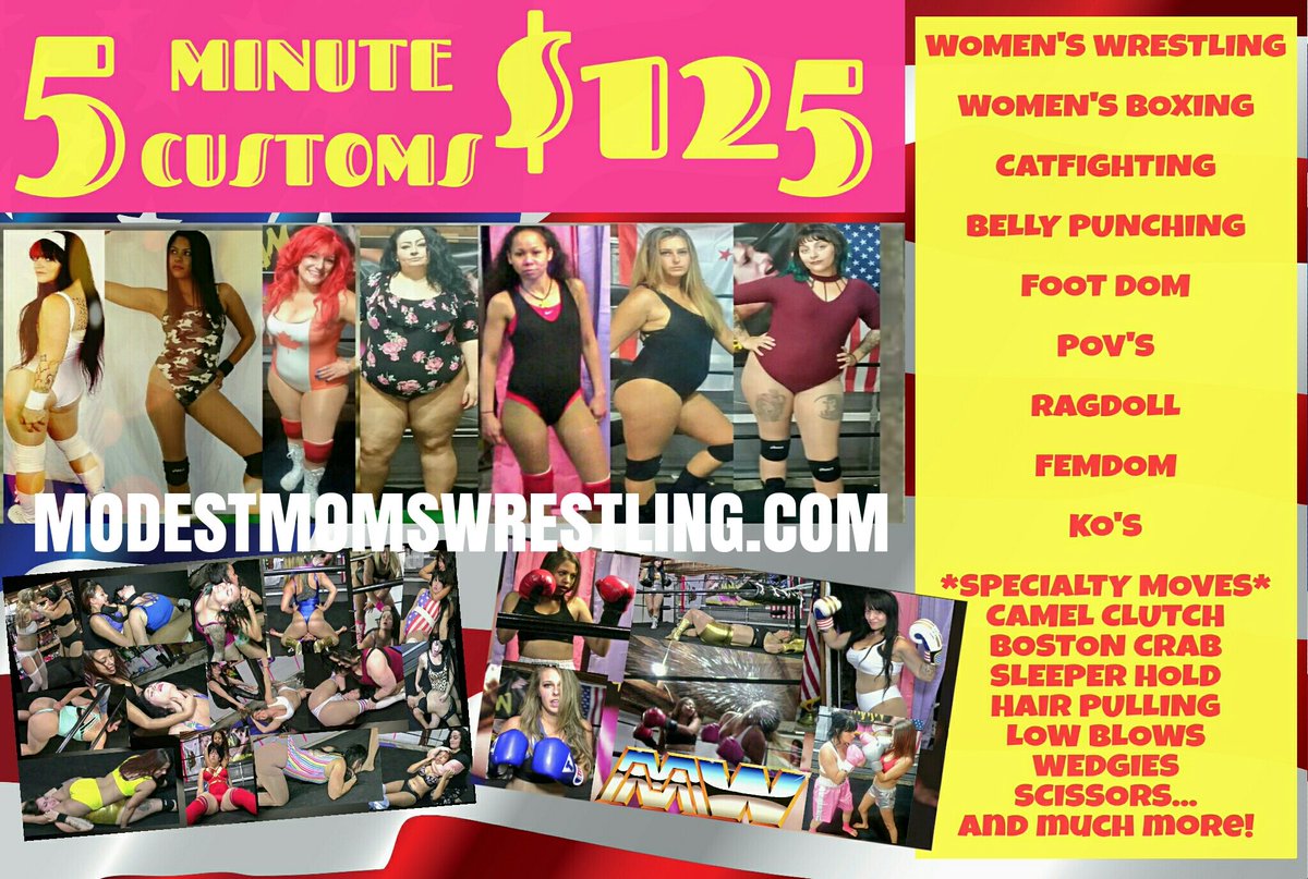 USAsBestJobber's tweet photo. *5 MINUTE CUSTOMS!*
$125 EVERYDAY!
https://t.co/YO7CXv5Nq3
https://t.co/NJnbXmHEJ2
#WomensWrestling #WomensBoxing #FemaleWrestling #FemaleBoxing #FemaleFighting #Catfight #BellyPunching #POVFighting #FEMDOM #HairPulling #CamelClutch #SleeperHold #KO #SquashMatch #FootDom #RagDoll https://t.co/FRZgN8OY4h