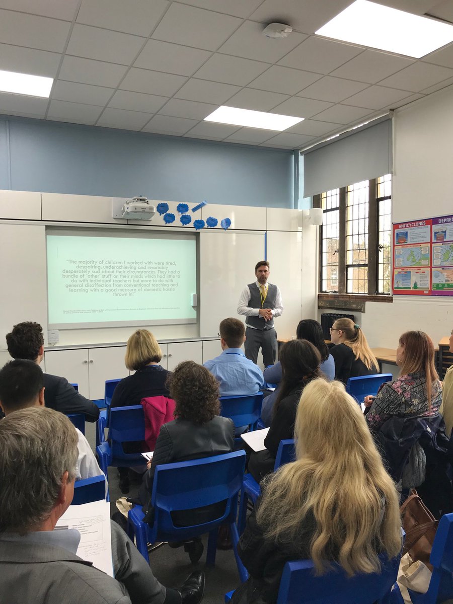 SASForumEd's tweet photo. Adrian Dougherty shared an inspiring session on breaking the barriers of disengagement for pupils, at today’s conference. #SASFE19 https://t.co/EuaxQ3tnl4