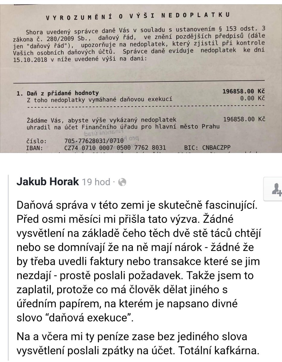 9sirtom5's tweet photo. Tak je to v pořádku. Člověk má pěkně platit a na nic se drze neptat. Navíc ho hřeje jistota, že peníze byly správně a efektivně využity. https://t.co/aDWlj7gmSP