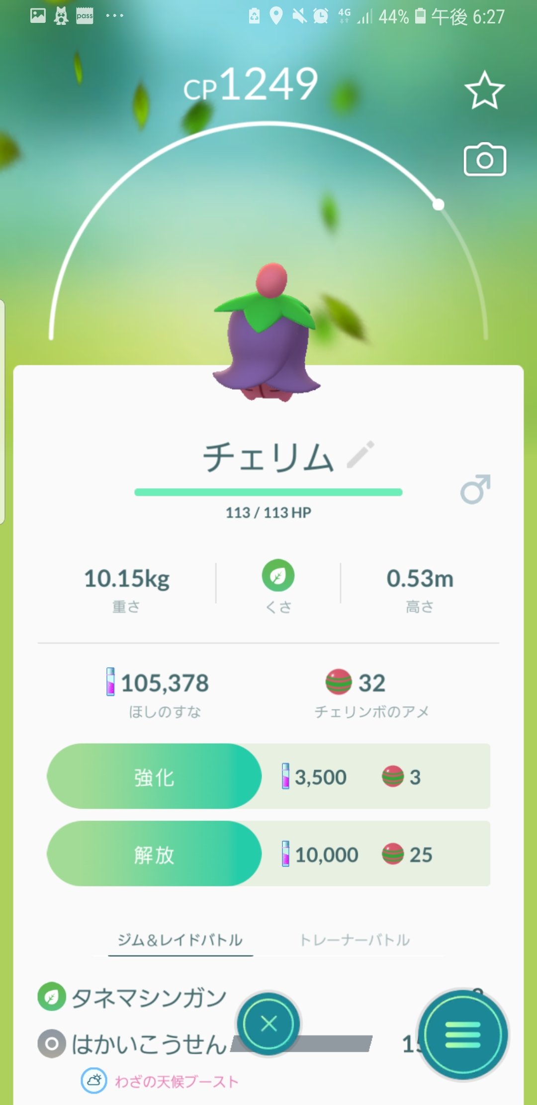 ジン ポケモンgo ドラクエウォーク Auf Twitter 今日カラナクシとチェリムゲットしました イーブイかグレイシアに進化させてました グレイシア実装 ポケモンgo 新ポケモン実装 ポケモン好き T Co Hlajd8osaa Twitter