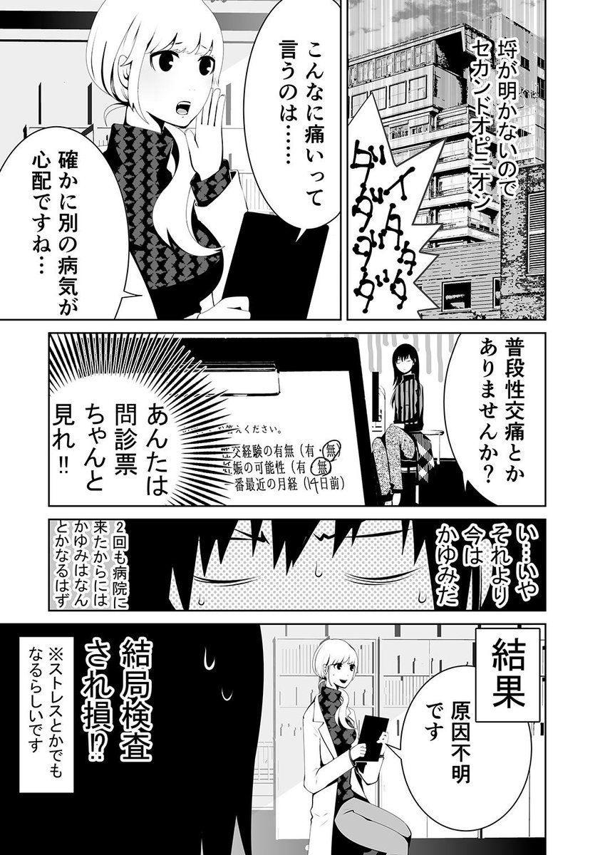 岩村月子 28歳処女が婦人科に行った話 漫画