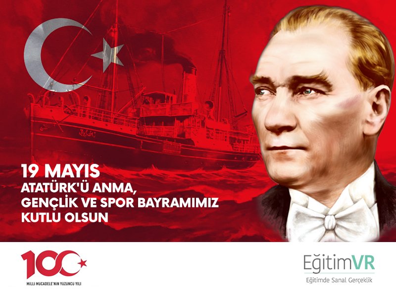 EgitimVR's tweet image. Atatürk&apos;ün Samsun&apos;a çıkışının 100. yılı kutlu olsun.
#19MAYIS #MustafaKemalATATURK #Samsun