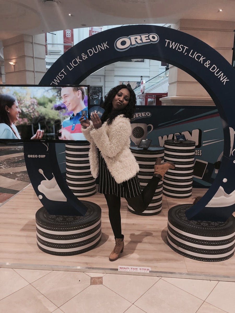 Laurizee's tweet photo. Having fun with amazing families winning big with @oreo at canal walk #Oreocup https://t.co/A13ef4Sxs6