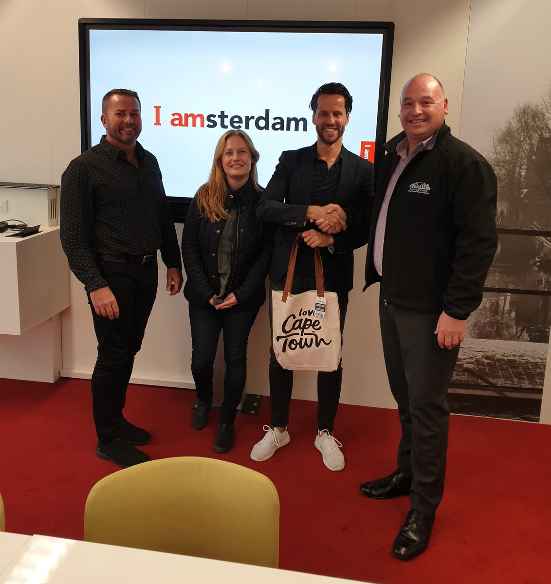 VosJames's tweet photo. Meeting with tourism agency and outbound tour operators in Amsterdam to build partnerships and shared marketing platforms to promote Cape Town as a destination of choice for leisure and business. @CapeTownTourism @Iamsterdam @InvestCapeTown @CityofCT https://t.co/eQldV1Aleu