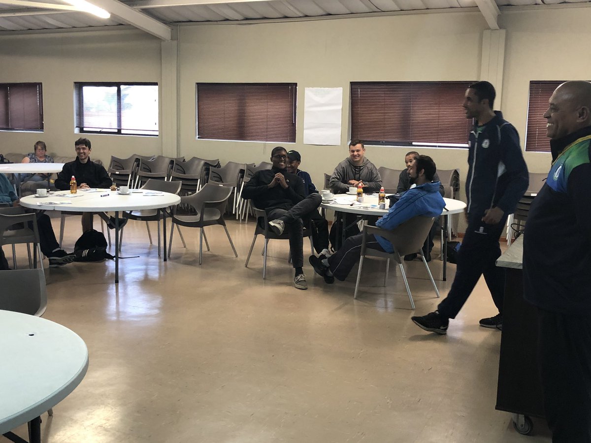 wprugbyreferees's tweet photo. World Rugby Match Official Level 1 course at Brackenfell PS this morning. https://t.co/yX0CBoRIEa