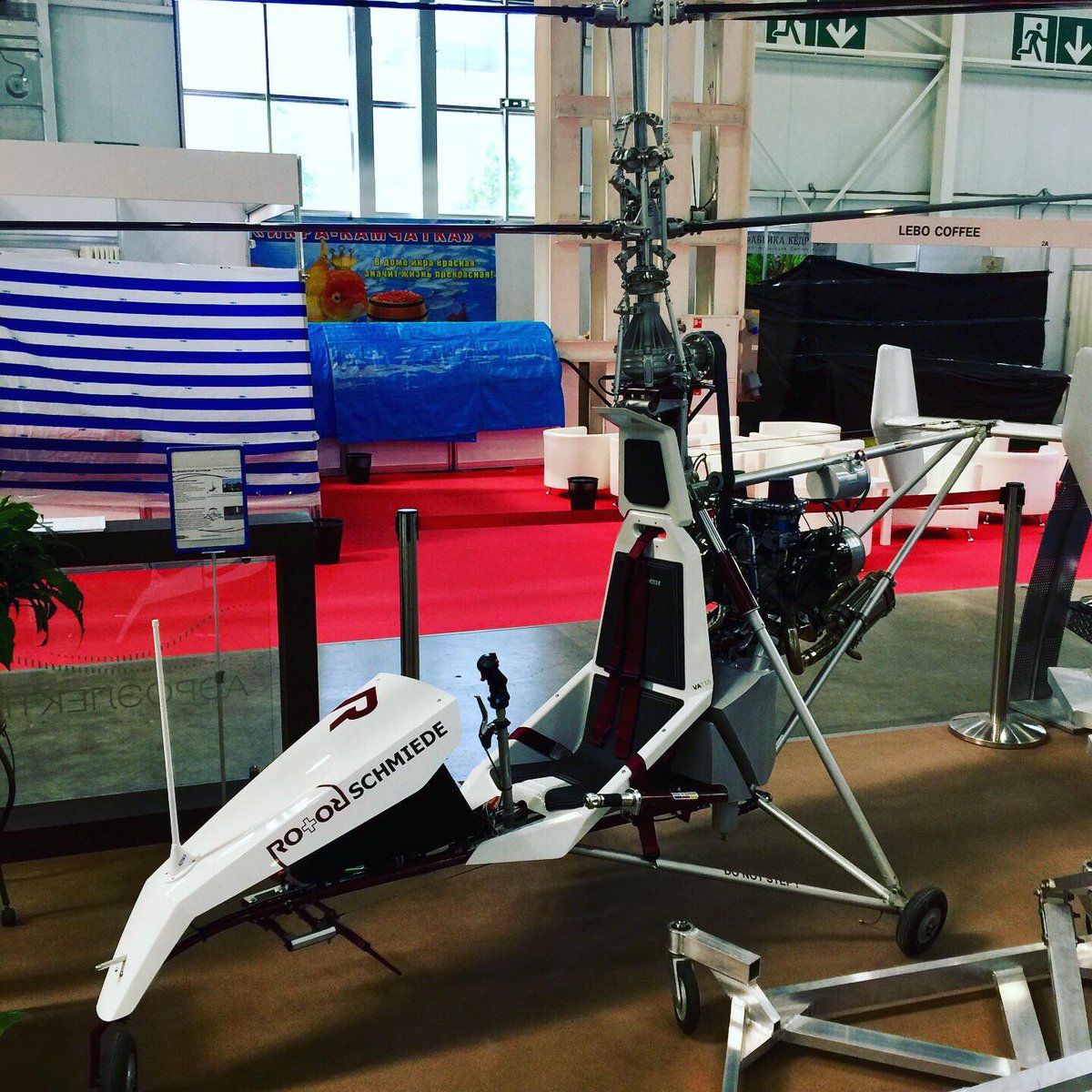 HeliRussia2019's tweet photo. Rotorschmiede #helicopter #VA115 at #HeliRussia2019 https://t.co/6cWVq95rMA