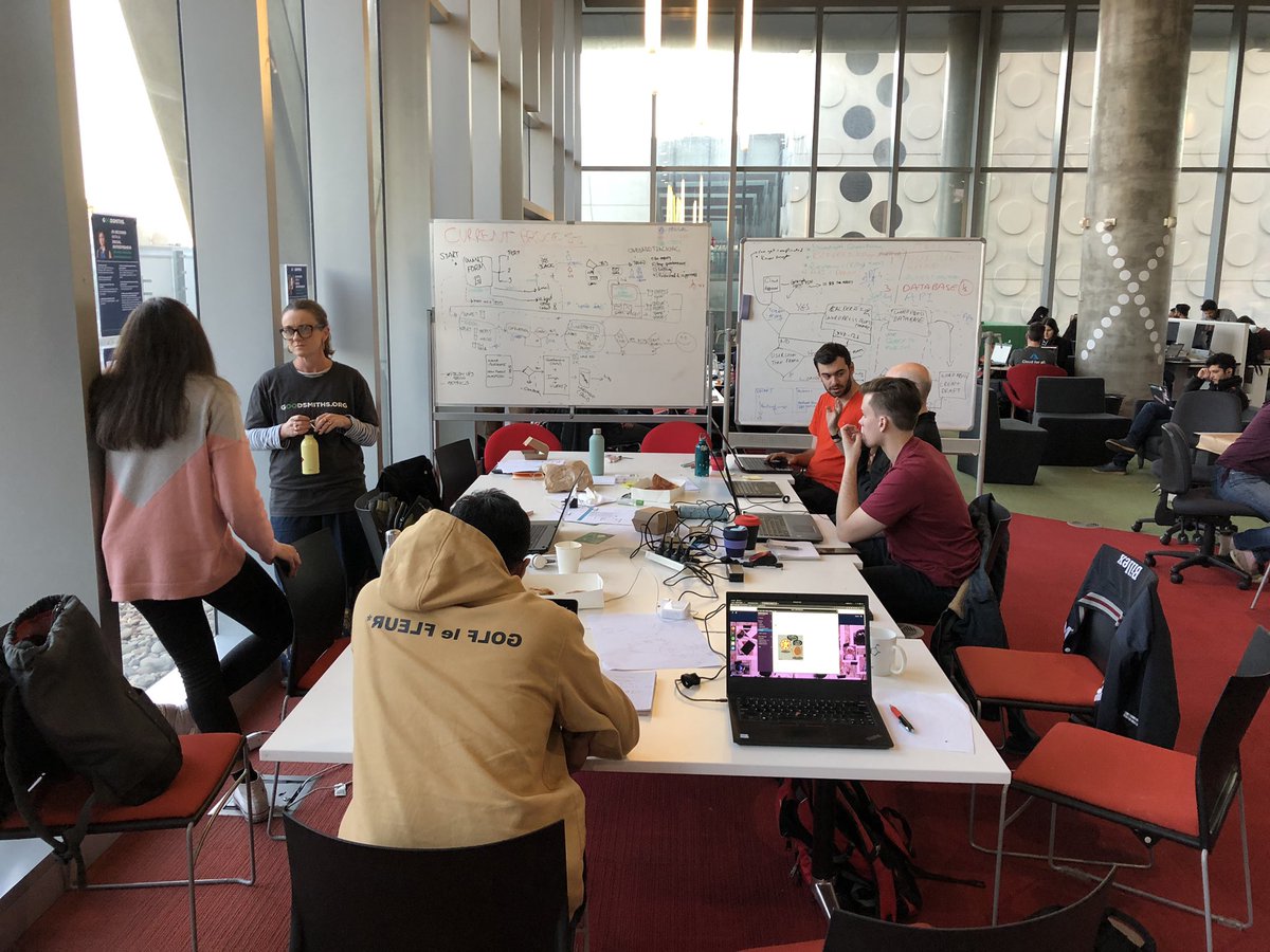 goodsmiths hard at work! <a href="/RHoKAustralia/">RHoK Australia</a> <a href="/rhokmelb/">RHoK Melbourne</a> #rhok