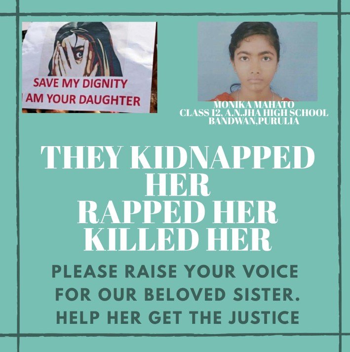 MalayKumarMaha4's tweet photo. #Justice4MonikaMahato https://t.co/R9TtRdEYNa