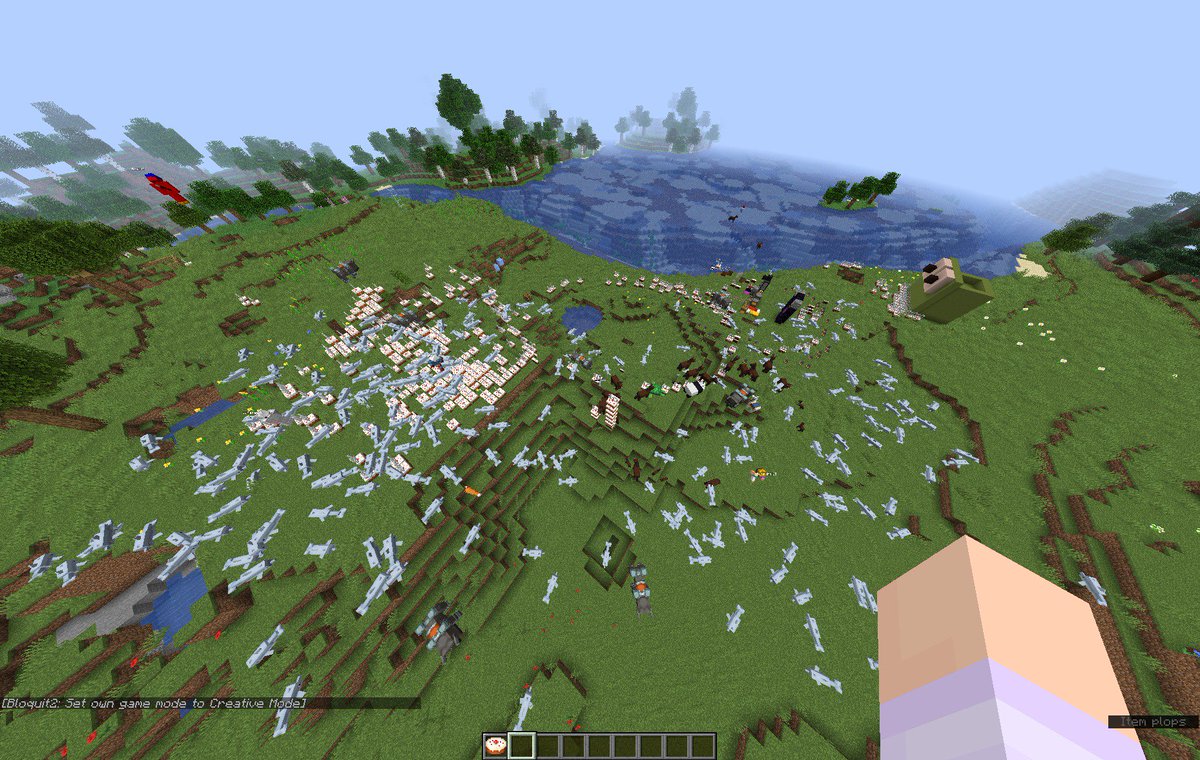 todotext's tweet photo. the best 10th anniversary party for minecraft a guy could ask for https://t.co/nxgIQ033kv