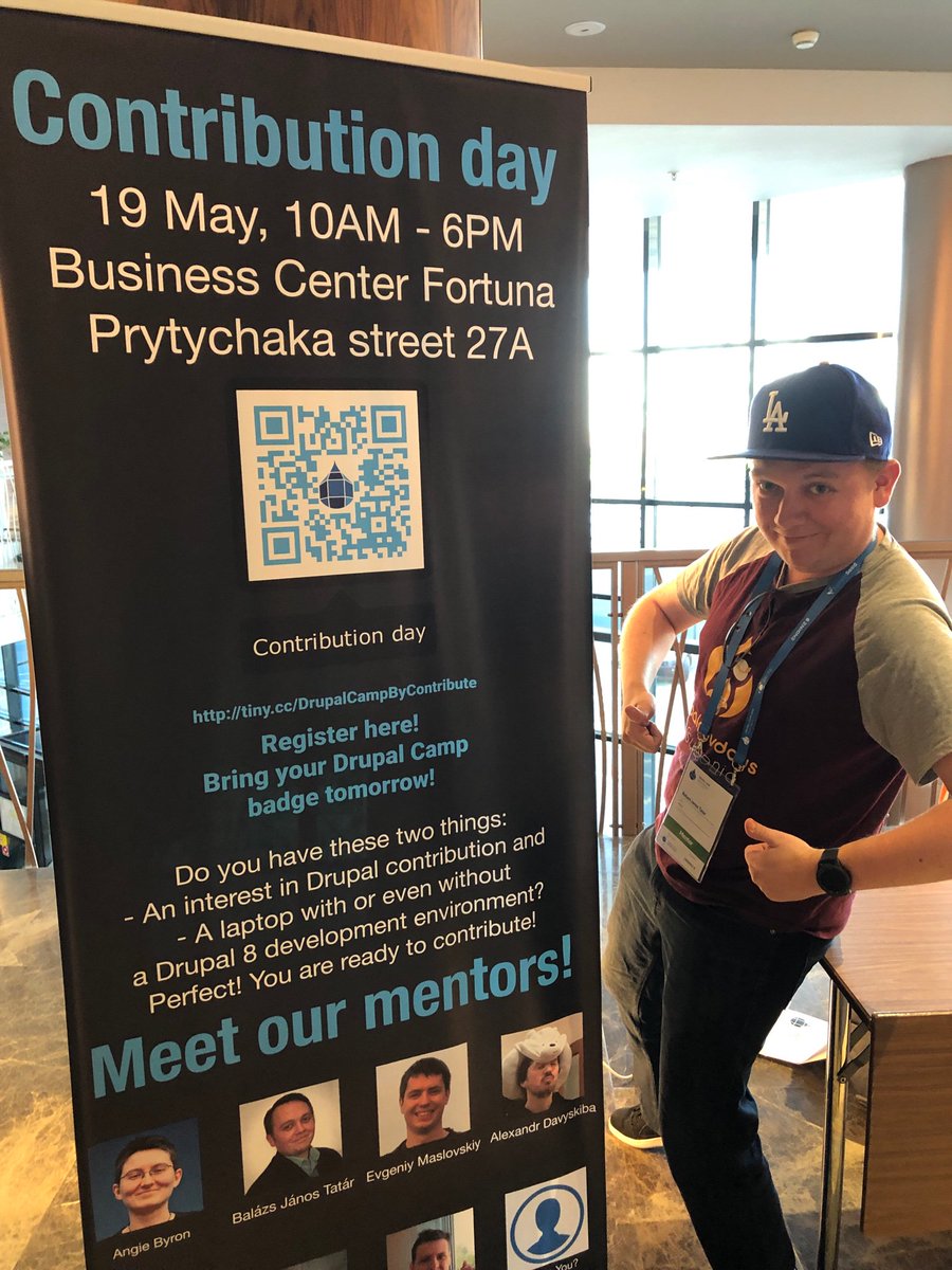 webchick's tweet image. It’s happening!! :D #drupalcampby @drupalcampby