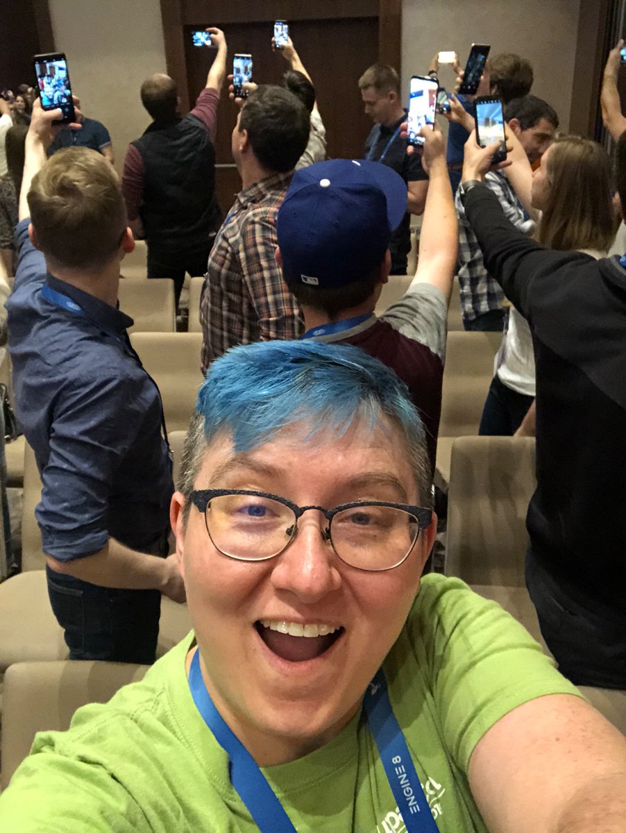 webchick's tweet image. It’s happening!! :D #drupalcampby @drupalcampby