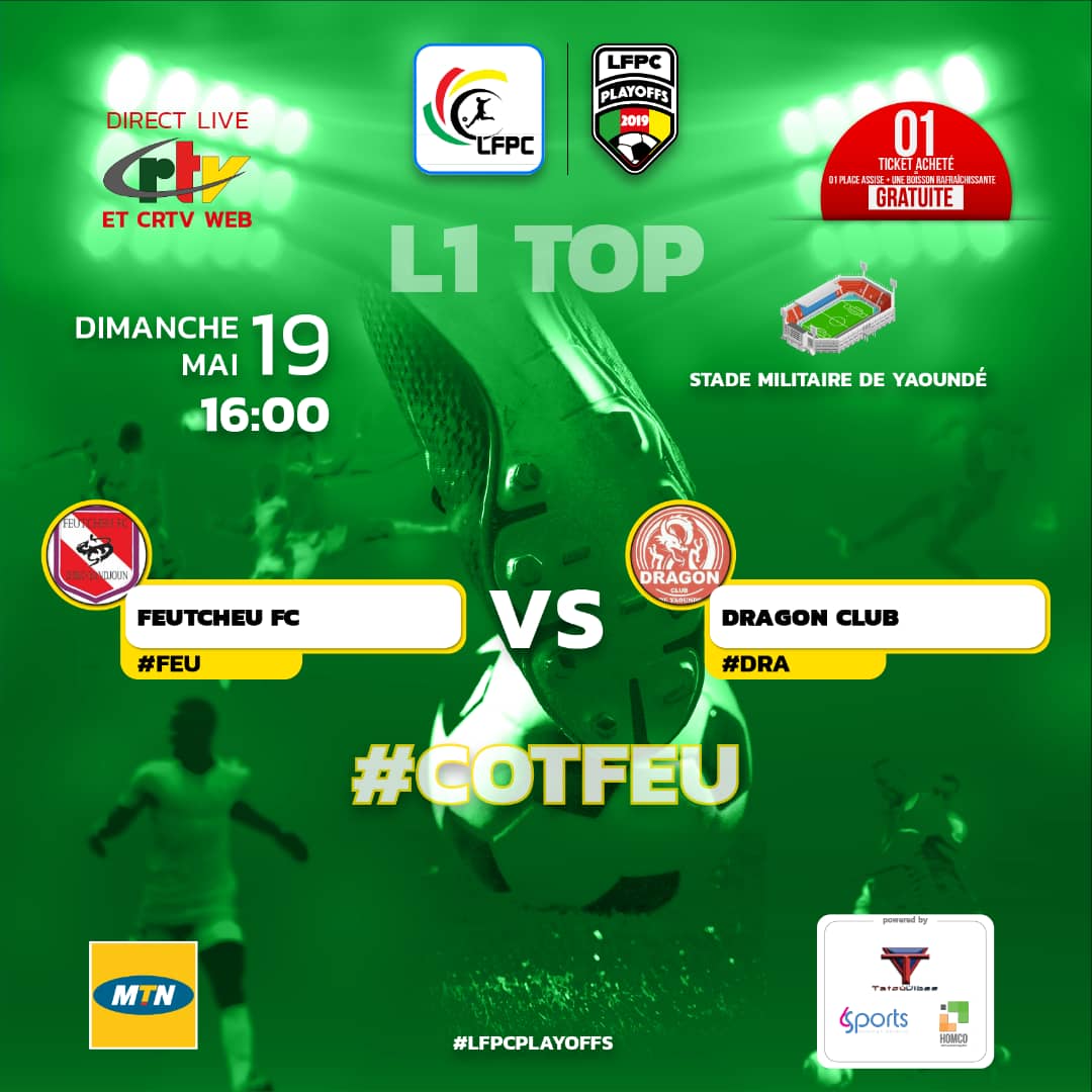 Dylan_Akame's tweet photo. Journée 2: League Football Professionnelle du Cameroun Play-off #LFPCplayoffs #L1Top  @FecafootOfficie 
Plein de Jeu divers d'avant match: Spaecial Fifa 19, Baby-foot etc... 

Pass🔑: 1000frs + conso 

#CamerDigital 🇨🇲 https://t.co/Va2HqATYMe