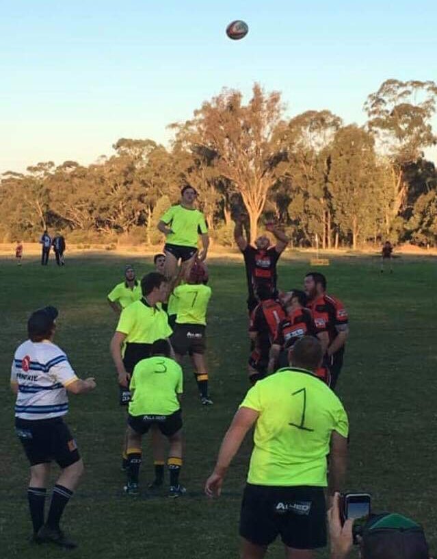 Nick McGrath (@nickmcgrath4) on Twitter photo This is Young versus West Wyalong in the CWRU south west cup at West Wyalong, the home of the Weevils.
The Yabbies forgot their jerseys this week and improvised, brilliantly too.
In unrelated news, West Wyalong didn't miss a tackle all game #nipnip #highvis #CWRU19 <a href="/PeteGuth/">Pete Guthrie</a> This is Young versus West Wyalong in the CWRU south west cup at West Wyalong, the home of the Weevils.
The Yabbies forgot their jerseys this week and improvised, brilliantly too.
In unrelated news, West Wyalong didn't miss a tackle all game #nipnip #highvis #CWRU19 <a href="/PeteGuth/">Pete Guthrie</a>