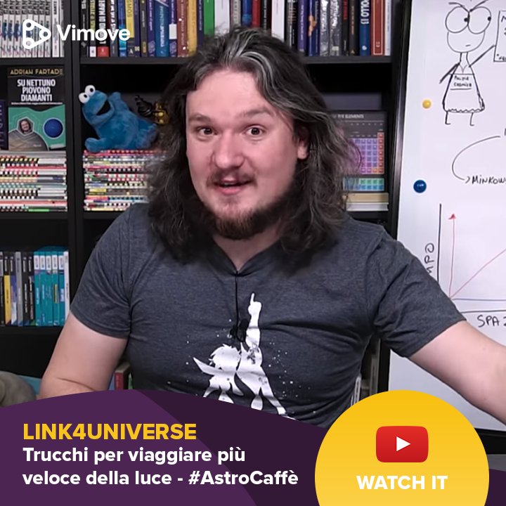 VimovePlatform's tweet photo. #videotowhatchtoday 

#Vimove vi consiglia un creator di qualità! 
I trucchi per viaggiare più veloce della luce.

Una rubrica di @Link4Universe

Dai un'occhiata!  https://t.co/H4DUhY6oKN

@YouTube @YTCreatorsIT #contentcreator #Video #quality https://t.co/pEnGbhqknH