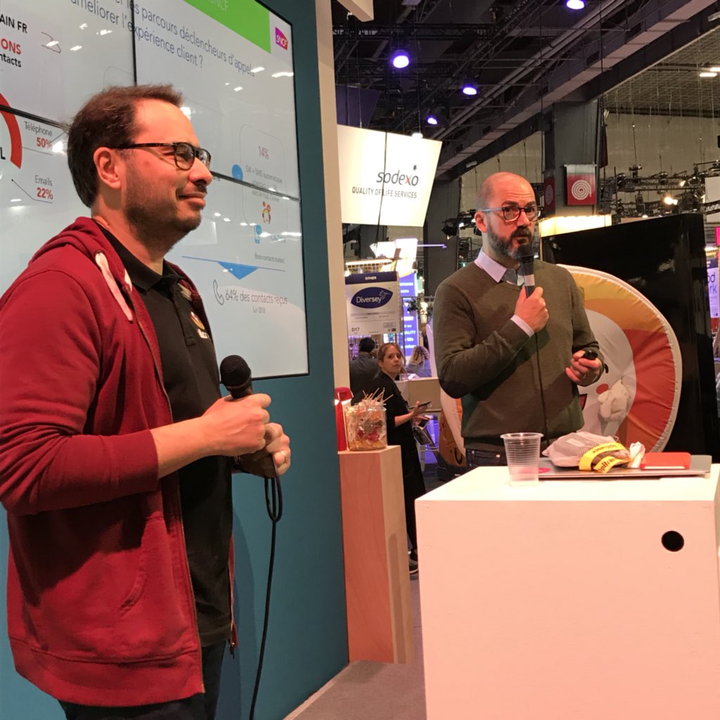 [ #VivaSNCF ] [ #Vivatech ] Grâce à la collaboration avec la startup <a href="/AlloMedia/">uh!ive</a>, l’analyse de toutes les remontées écrites et des appels téléphoniques permet une meilleure prise en compte des demandes et des réclamations clients.
