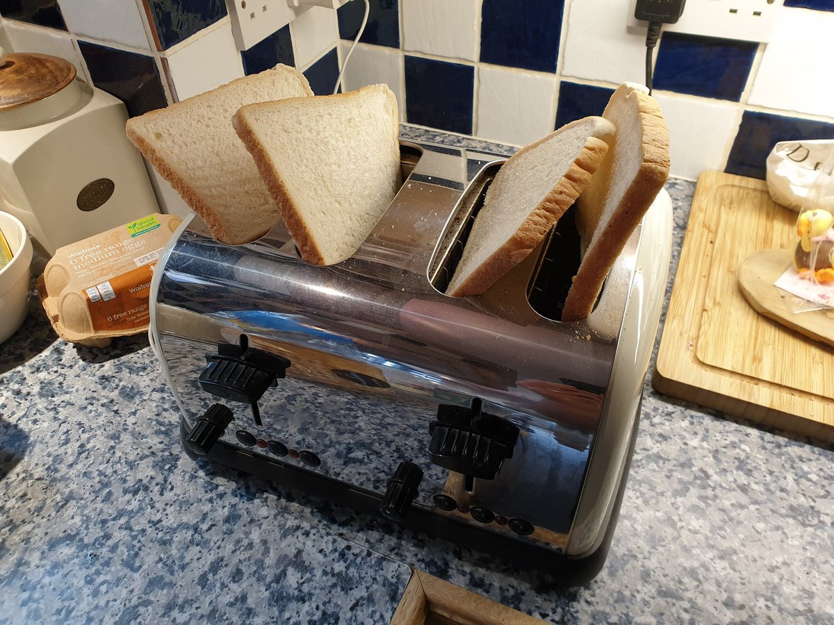 AlexanderJBall's tweet image. @waitrose why oh why does your bread not fit in our toaster, surely there is a standard size, this is very upsetting 😕

#toast #wrongsize #breakfast #hungry #waitrose #toaster #FirstWorldProblems
