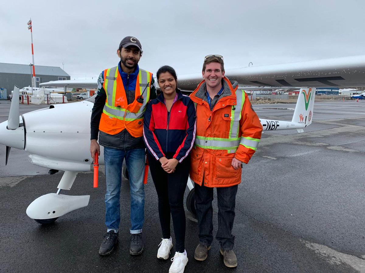 WEExpedition's tweet photo. A heartfelt thank you to Bernard and his team for taking care of our #WEPilot, Deb and Mahi as though they've been family for ages. You have a special place in our hearts! #WEFly #WEFlock #AarohiPandit https://t.co/OpWxzgekMg