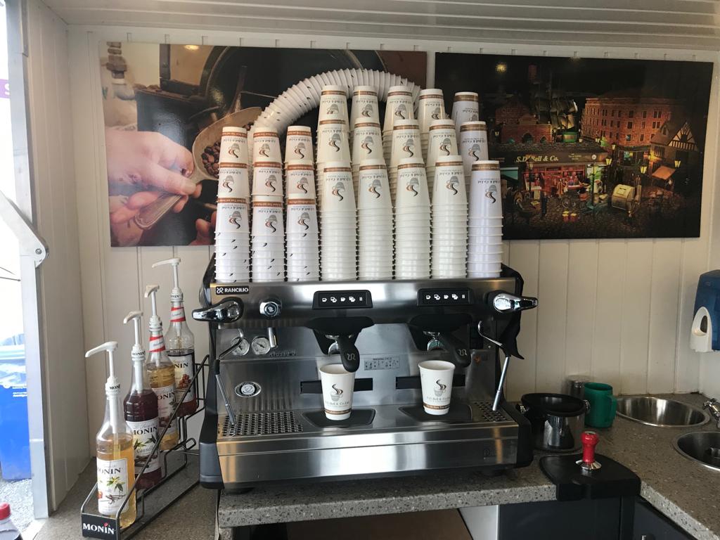 Last day @balmoralshow and we are ready for all of those tea and coffee orders. Our secret for the great taste???...made with love😉 (you didn't actually think we were going to give our secrets away 🤔) 
#coffee #BalmoralShow19 #tea #sdbells