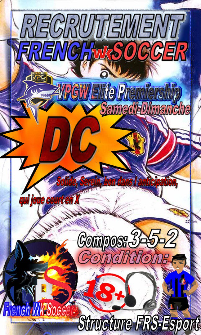 La French WK Soccer Recrute 2 Dc pour finaliser sont recrutement 
@FrS_FrenchSoc <a href="/FRS_WK_Soc/">French WK Soccer</a> 
<a href="/AgentDuCP/">Agent Du Club Pro</a> @CDC_PRO <a href="/FIFArecrutePS4/">recrutement PS4 et PS5</a> <a href="/VPGRecrutement/">VPG Recrutement</a> <a href="/Journal_ClubPro/">UnBordelais™🈂</a> <a href="/ClubAide/">CLUB PRO FIFA 20 🇨🇭🇧🇪🇩🇿🇫🇷</a> <a href="/MercatoClubPro/">MERCATO CLUB PRO</a> <a href="/Agent2Joueurs/">Agent de joueurs</a> <a href="/Scr3am_Twitch/">Scr3aM</a> <a href="/Agent2Joueurs/">Agent de joueurs</a> @CP_FIFA19 <a href="/FIFArecrutePS4/">recrutement PS4 et PS5</a>