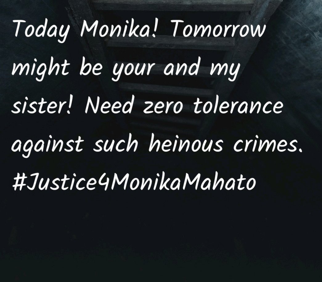 SANTOSHNAG12's tweet photo. #justice4MonikaMahato 
@PMOIndia 
@ZeeNews 
@ndtv @snews https://t.co/ZbsOoGAYhh