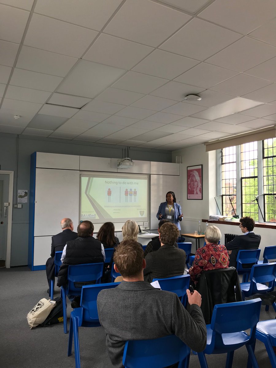 SASForumEd's tweet photo. ⁦@AllanaG13⁩ shared a stimulating talk on adopting an inclusive perspective on curriculum. #SASFE19 https://t.co/DTEMUhOc2L