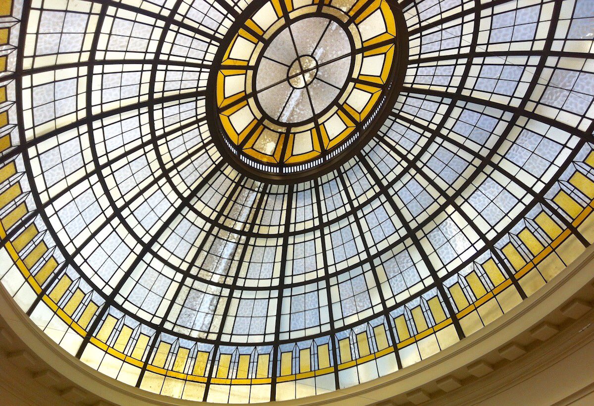 TextileCaron's tweet photo. Love this in the foyer at Perth Museum! #MuseumWeek #PhotoMW
#architecture #design @CPKMuseums https://t.co/PfrYjPKBBj