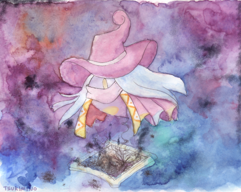 つきみの Kirby Kirbycanvascurse Canvascurse Drawcia Watercolour Watercolor Watercolorart Fanarts Illustration カービィ ドロシア タッチカービィ 水彩 イラスト 混沌 Chaos T Co H7ec2y1voq