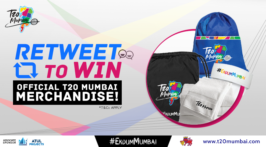 T20Mumbai's tweet photo. There's some good news😌 and some great news😎

The good news is that we've got some T20 Mumbai merch😏,

The great news is you can have it all by simply retweeting this post.

T&amp;Cs 👉🏽https://t.co/2iPI292Pnp

@MumbaiCricAssoc #ContestAlert #EkdumMumbai https://t.co/rUaRgKnn5u