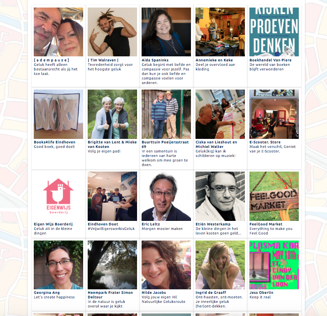 Een wall of fame om met dankbaarheid en joy naar te kijken ! #geluksroute040 Dit weekend in #Eindhoven!