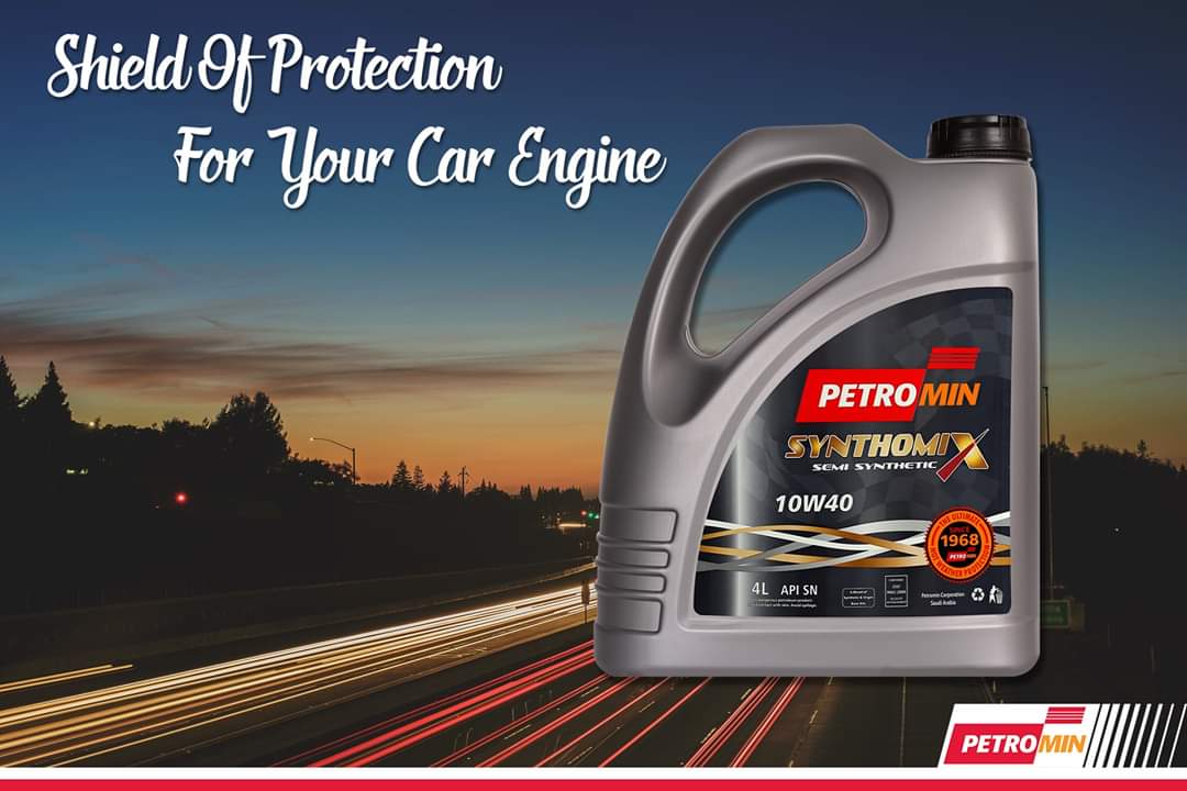 PetrominPak's tweet photo. Get Petromin Synthomix 10W40 & Sheild-Off your Car Engine.
#PerformanceMatter #PetrominPakistan https://t.co/NftyftVZlE