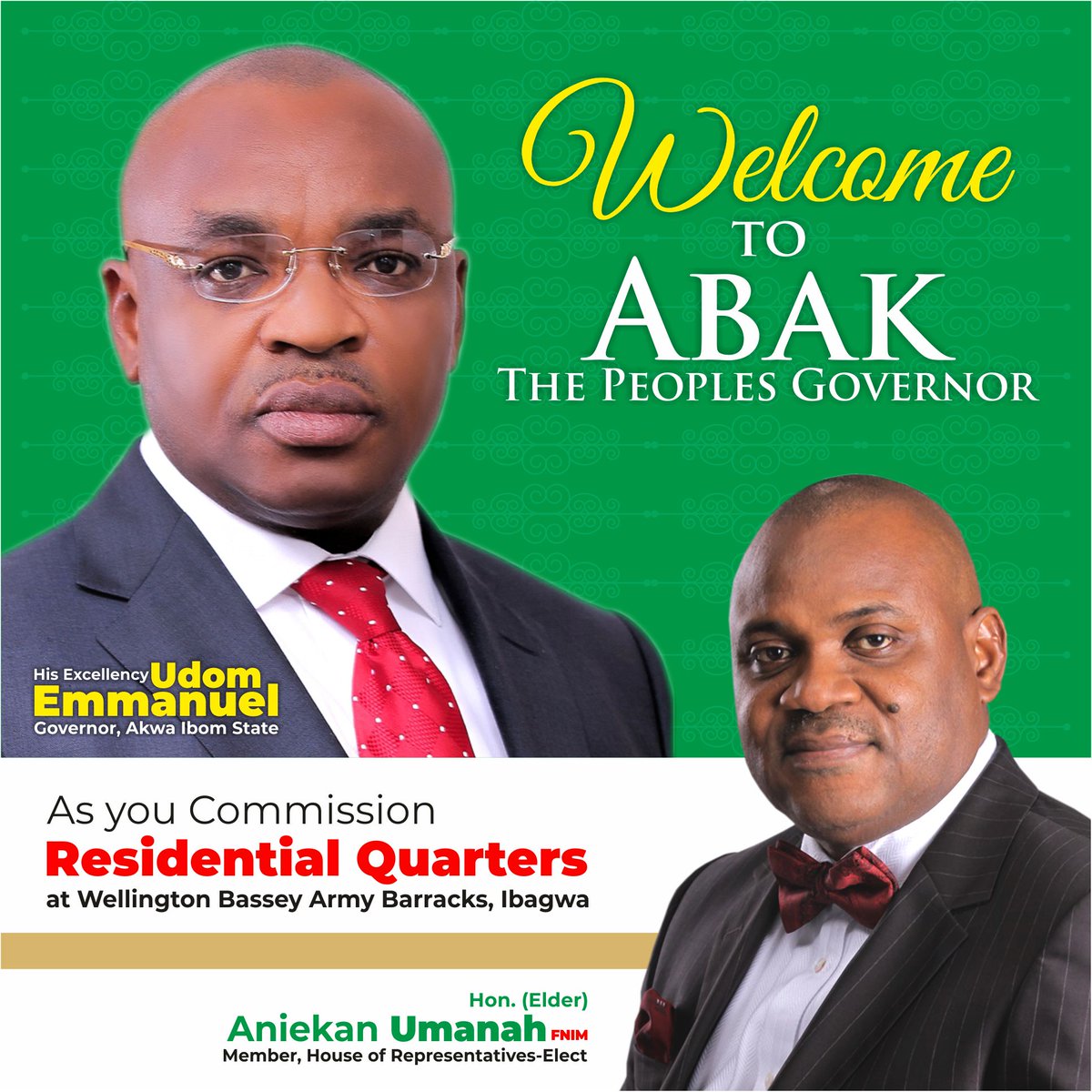 aniumanah's tweet photo. Welcome to Abak LGA our performing Governor Mr. @MrUdomEmmanuel @aksgovt https://t.co/NMd3mmlwsR