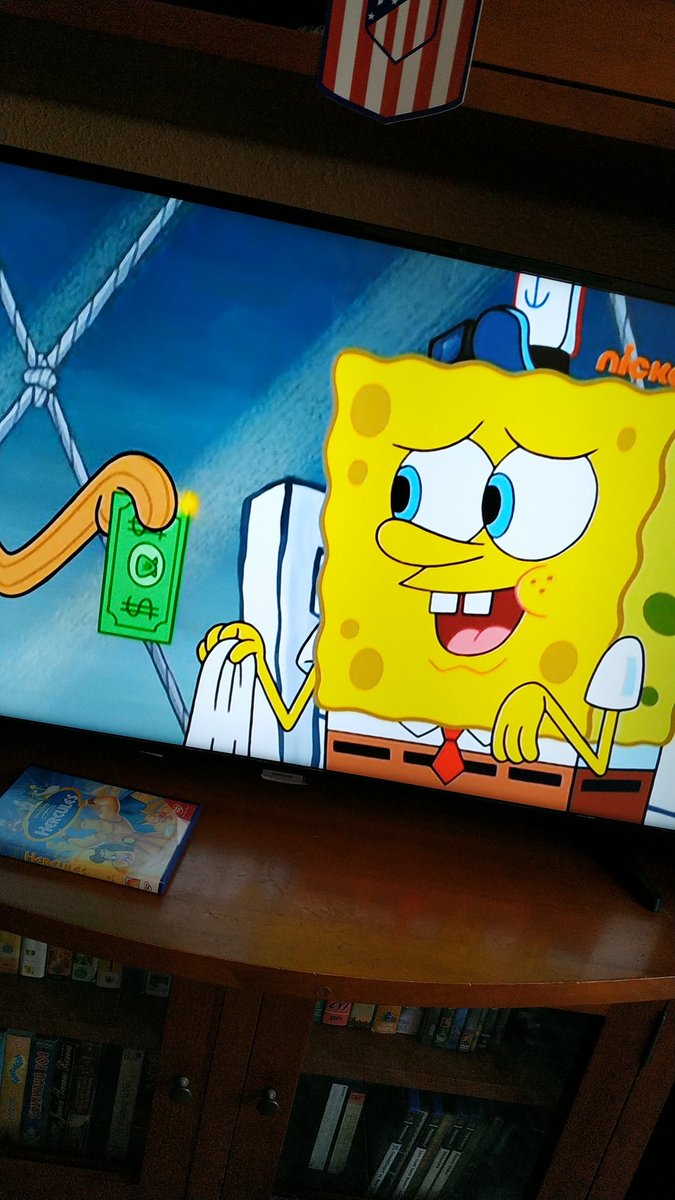 Esta esponja me pone de los putos nervios pero me gusta al mismo tiempo.