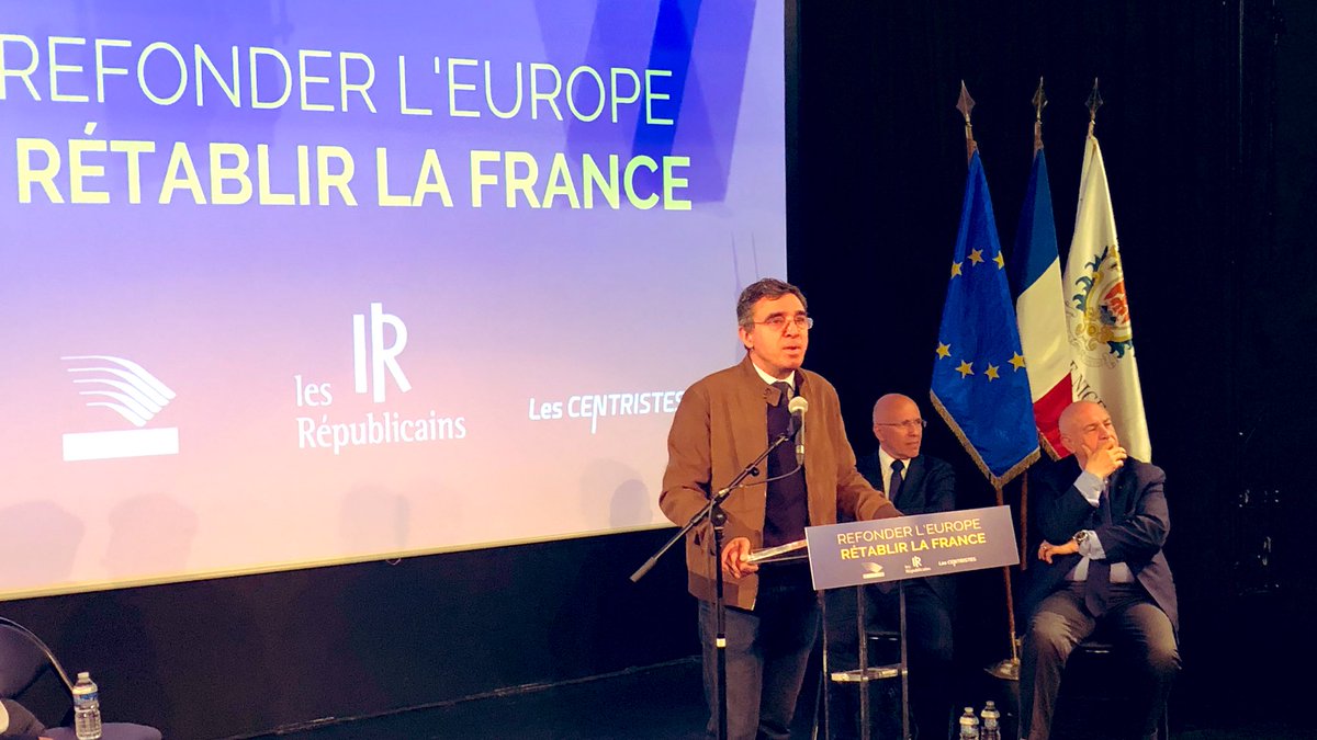 LesRep06's tweet photo. « Le 26 mai nous pouvons créer la surprise aux #europeennes2019 mobilisez vous pour faire gagner @fxbellamy et @lesRepublicains ! » Philippe Rossini vice président du département des @AlpesMaritimes !#LRNice https://t.co/oiKyodvWwp
