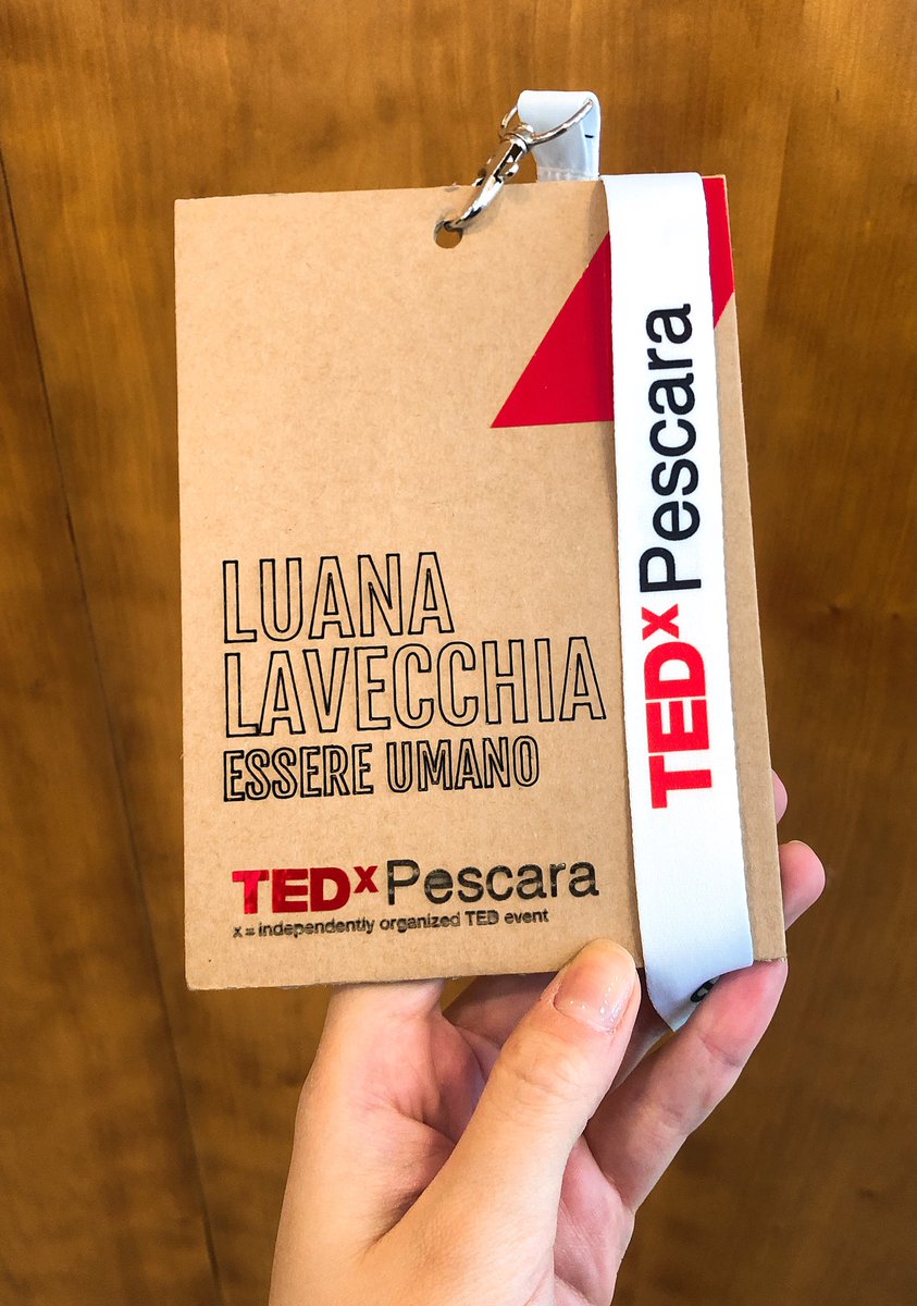 Pronti per un po’ di ideas worth spreading made in Abruzzo ❌ #essereumano #TEDxPescara