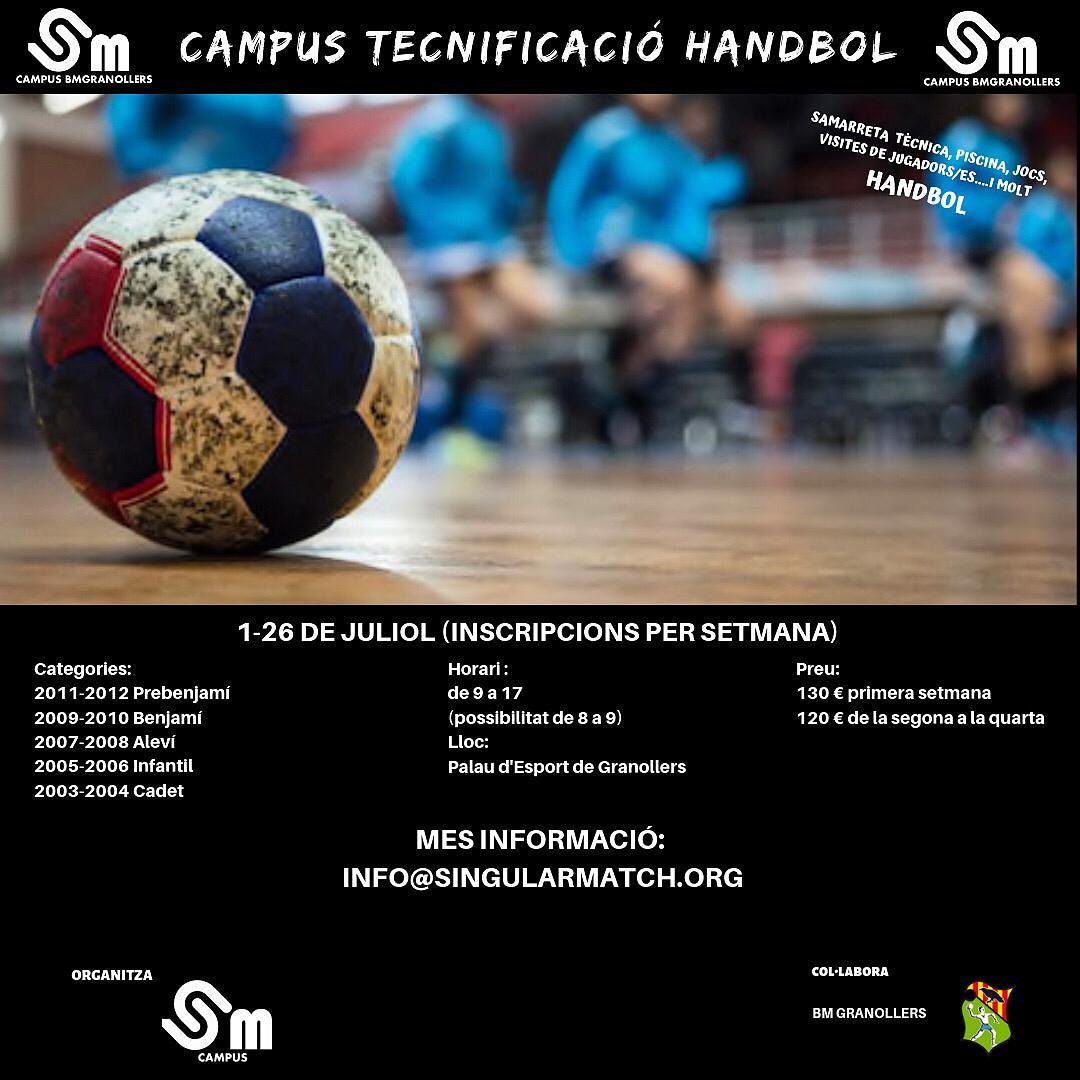 vicenalamo's tweet photo. Aquest estiu a Granollers 
SM Campus-BM. Granollers campus de tecnificació d'handbol.
No t'ho perdis!!

Este verano en Granollers
SM Campus-BM.Granollers campus de tecnificación de balonmano.
No te lo pierdas!!! https://t.co/Ci5cXPwAM4