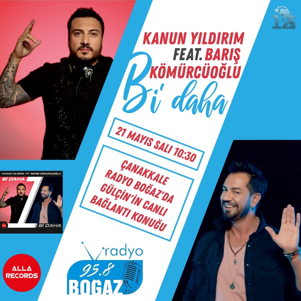 21 Mayıs 2019 Salı saat 10.30'da Çanakkale Radyo Boğaz'da Gülçin'in canlı bağlantı konuğuyuz. Bi Daha ile tüm Türkiye'de yerel radyolar aracılığı ile herkese ulaşıyoruz. #djkanunyildirim #barisonair #izprdanismanlik #sevinculus #mertulusonline #bidaha