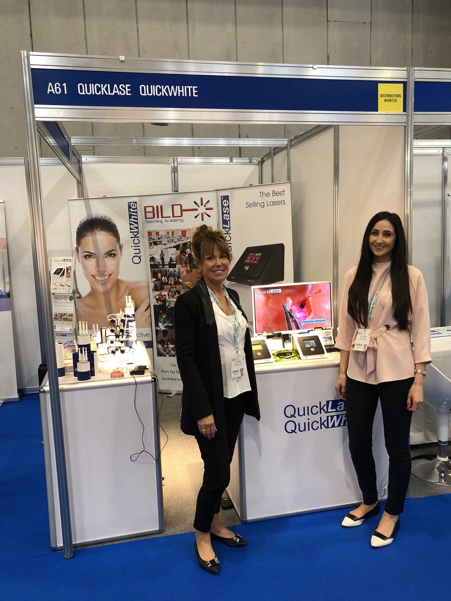 QLQW's tweet image. Last day at the #dentistryshow2019 show! Don’t miss out on our brilliant offers! Stand A61 #lasers #teethwhitening #loupes 😁