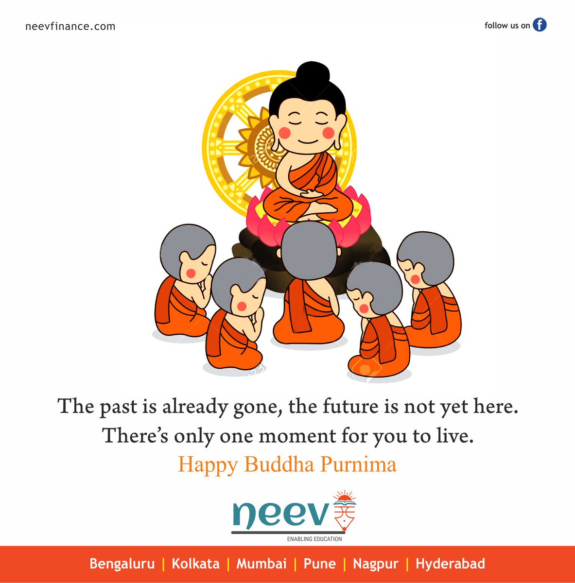 NeevFinance's tweet photo. Happy Buddha Purnima!
Let our kids learn about the teachings of Buddha today https://t.co/Gr6rdKA5ay
#buddhapurnima2019 #nobletruths #3jewels https://t.co/9625pWhQ2g
