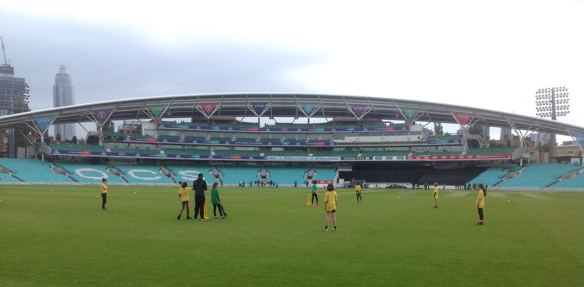 MrShepherdHMPS's tweet photo. To celebrate the start of the Cricket World Cup, children from H.M. got the chance to play cricket on the Oval pitch.
@MrShepherdHMPS https://t.co/c6FQZa9DYa