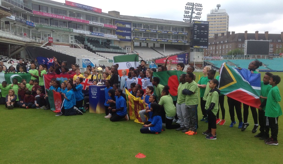 MrShepherdHMPS's tweet photo. To celebrate the start of the Cricket World Cup, children from H.M. got the chance to play cricket on the Oval pitch.
@MrShepherdHMPS https://t.co/c6FQZa9DYa
