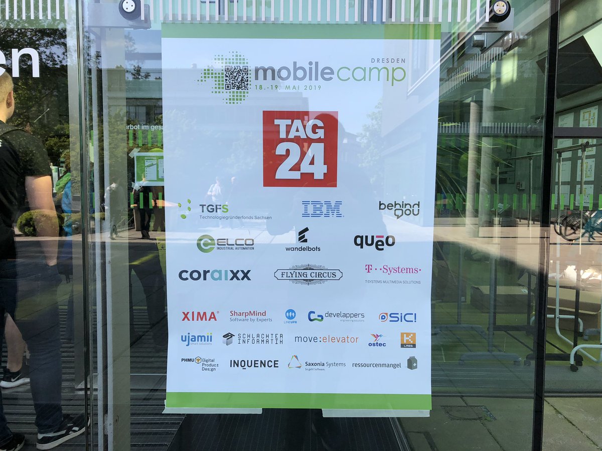 Auch dieses Jahr findet ihr uns wieder auf dem Mobilecamp #mcdd19 #barcamp