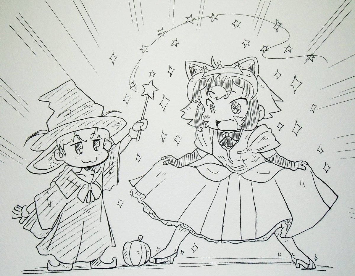 久々にお絵かきです!!
フレンズ名作劇場
アライさん「これでジャパリ舞踏会に出れるのだー!」
フェネ「サービスで魔法は無期限だよ～💗」
#アライさん
#けものフレンズ 