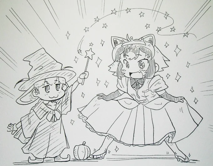 久々にお絵かきです!!
フレンズ名作劇場
アライさん「これでジャパリ舞踏会に出れるのだー!」
フェネ「サービスで魔法は無期限だよ～💗」
#アライさん
#けものフレンズ 